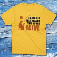 Fishermen are a reason that you are alive daisy Anglers T-shirts