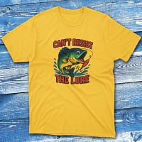 can't resist the lure daisy Fishing T-shirt