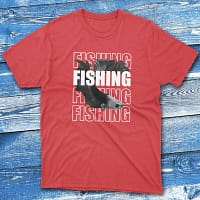 Fishing red Fishing T-shirt