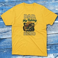 dad my fishing hero daisy Anglers T-shirts