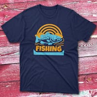 Fishing navy Anglers T-shirts