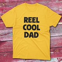 Reel cool dad yellow Anglers T-shirts Reel cool dad yellow Anglers T-shirts