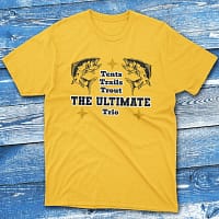 Tents, trail, trouts, The Ultimate daisy Fishing T-shirt