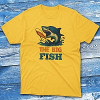the big fish daisy Fisherman Tee