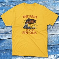 The fast and the Fin ious daisy Anglers T-shirts