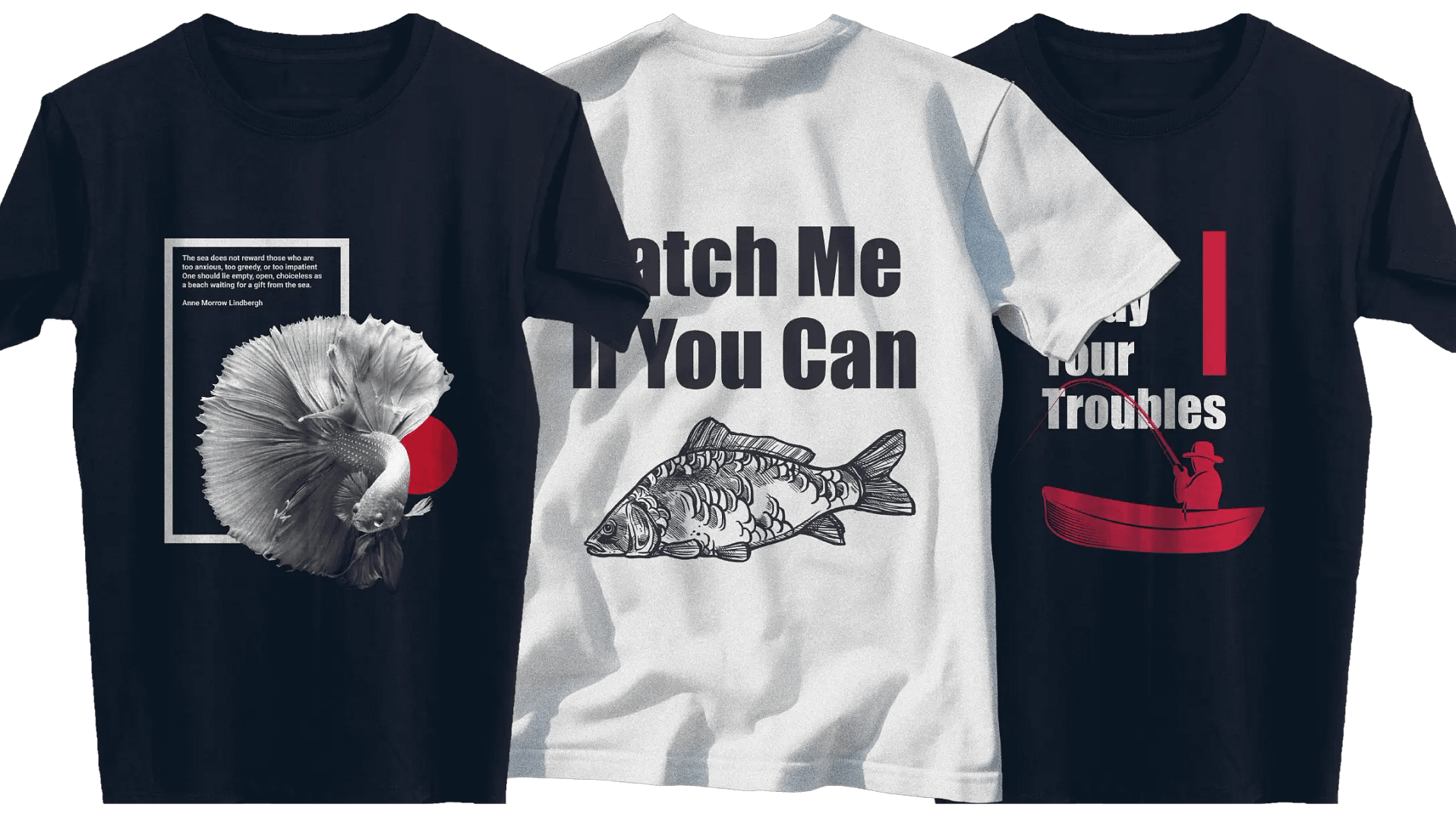 Fishing T-shirt Website Logo