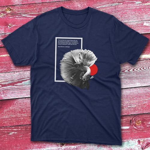 Modern Design Fishing navy Fishing T-shirt Modern Design Fishing navy Fishing T-shirt