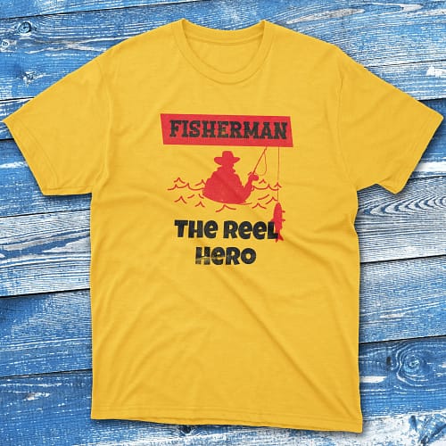 Fisherman the reel hero daisy Fisherman Tee Fisherman the reel hero daisy Fisherman Tee