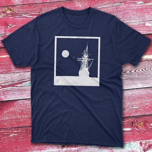 Ocean Adventures navy Fisherman Tee Ocean Adventures navy Fisherman Tee