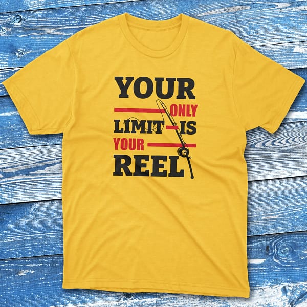 your only limit is your reel daisy Fishermen T-shirt your only limit is your reel daisy Fishermen T-shirt