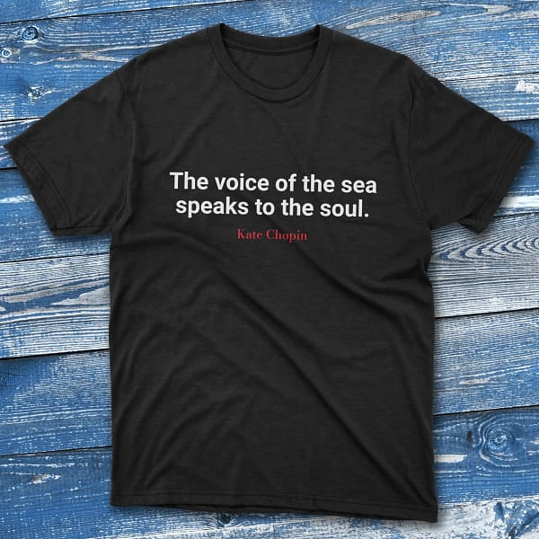 The voice of the sea speaks to the soul Black Fishing T-shirt The voice of the sea speaks to the soul Black Fishing T-shirt