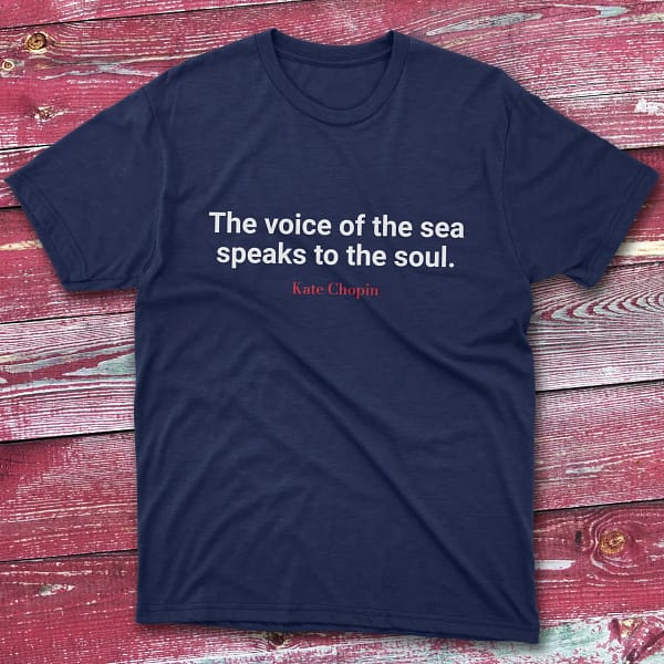 The voice of the sea speaks to the soul Navy Fishing T-shirt The voice of the sea speaks to the soul Navy Fishing T-shirt