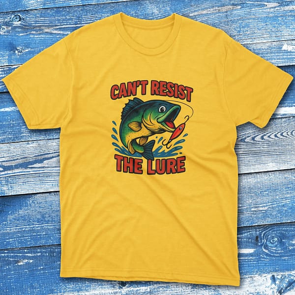 can't resist the lure daisy Fishing T-shirt