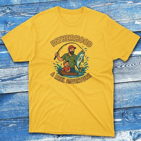 Fatherhood a reel adventure daisy Anglers T-shirts Fatherhood a reel adventure daisy Anglers T-shirts