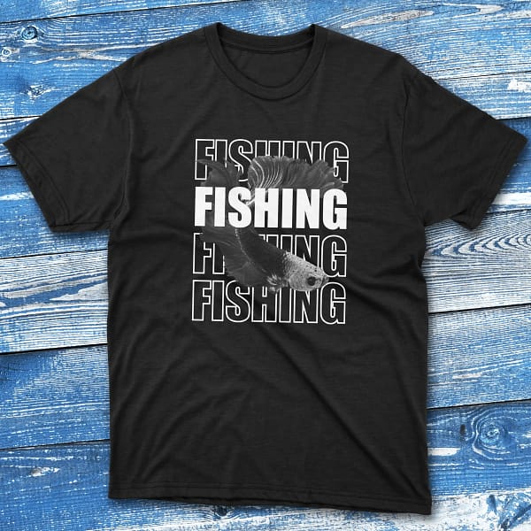 Fishing black Fishermen T-shirt