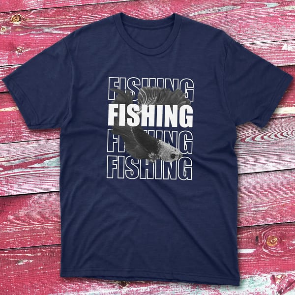 Fishing navy Fishing T-shirt