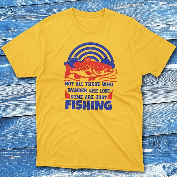 Not all those who wander are lost daisy Anglers T-shirts